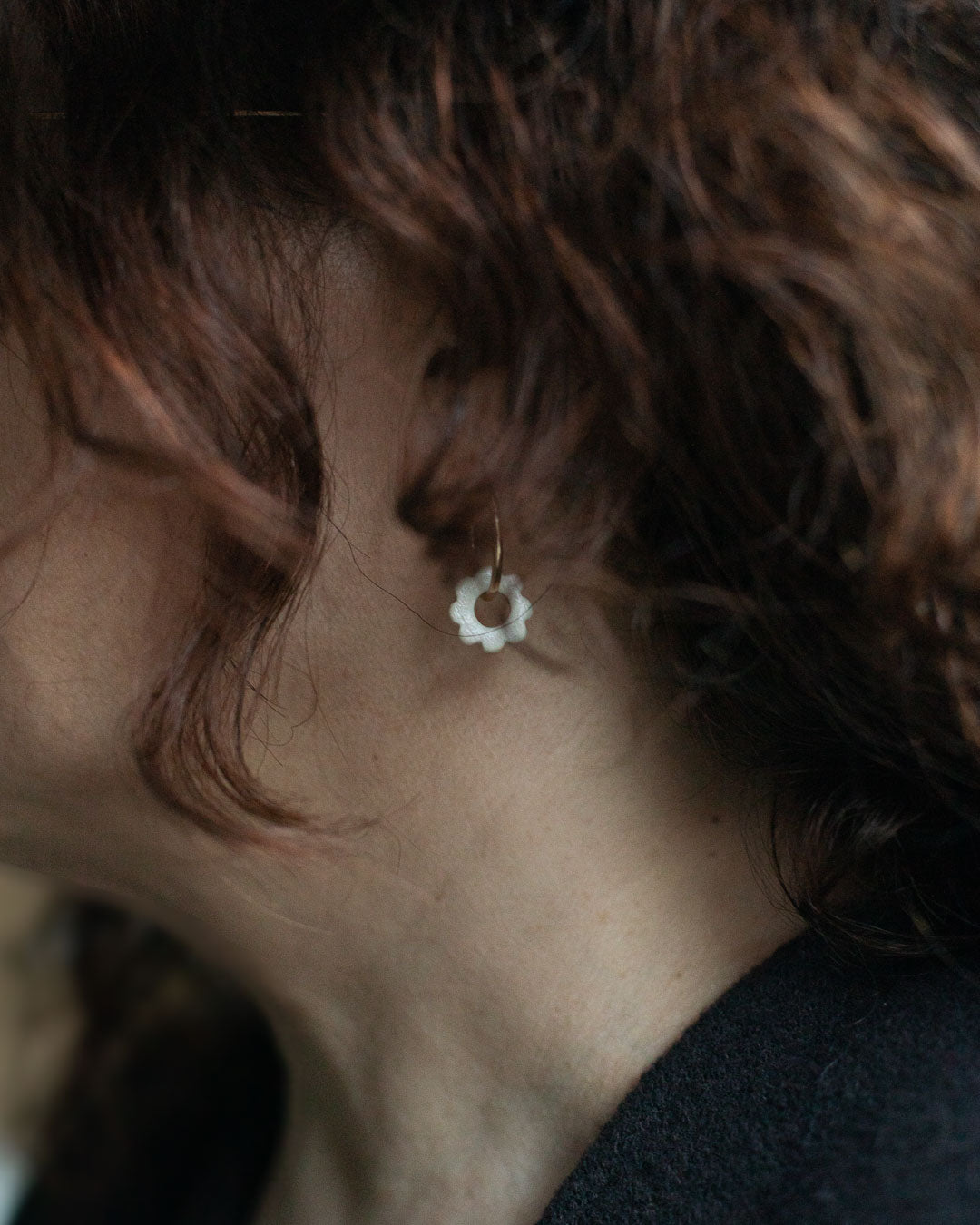 Aros Margarida · Blanco Moteado