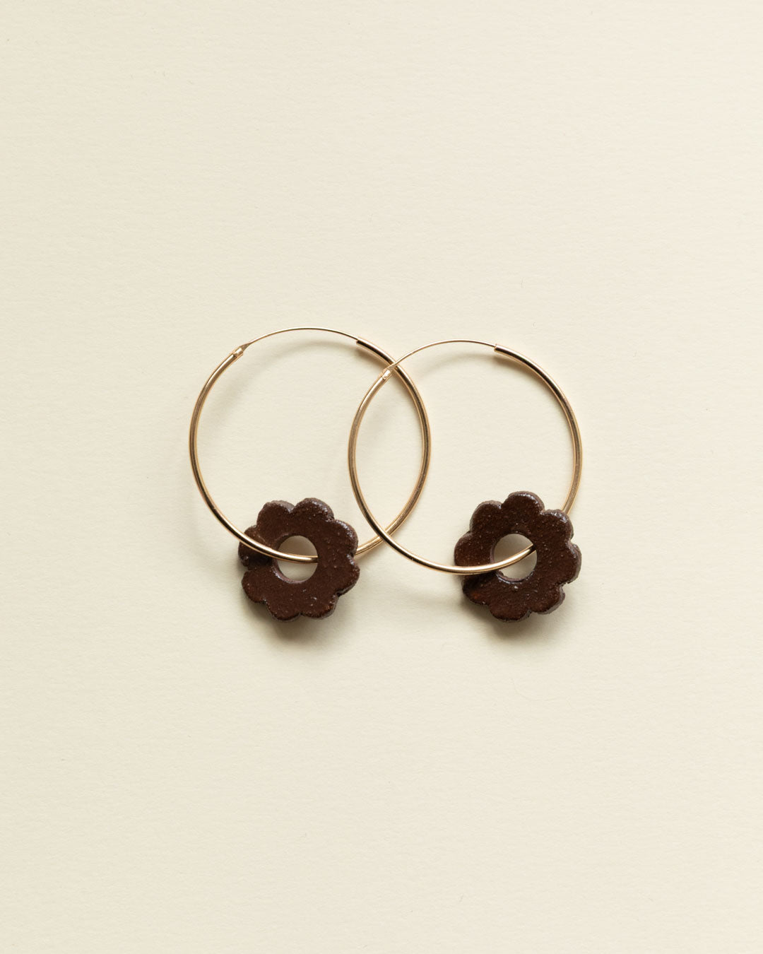 Aros Margarida · Marrón Oscuro