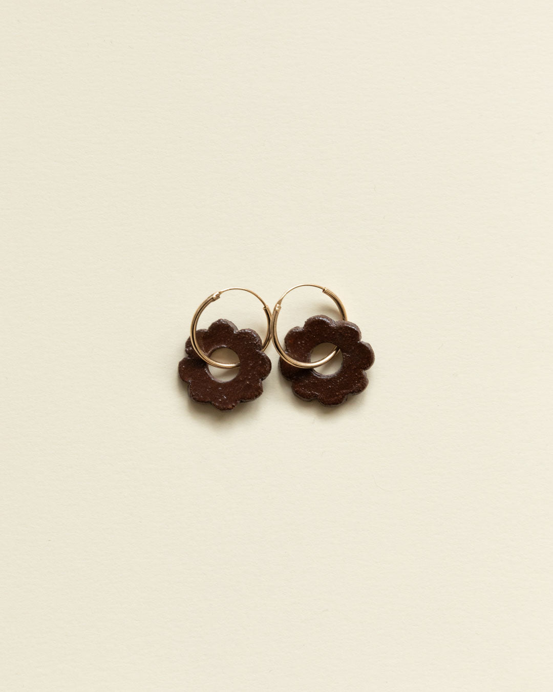 Aros Margarida · Marrón Oscuro