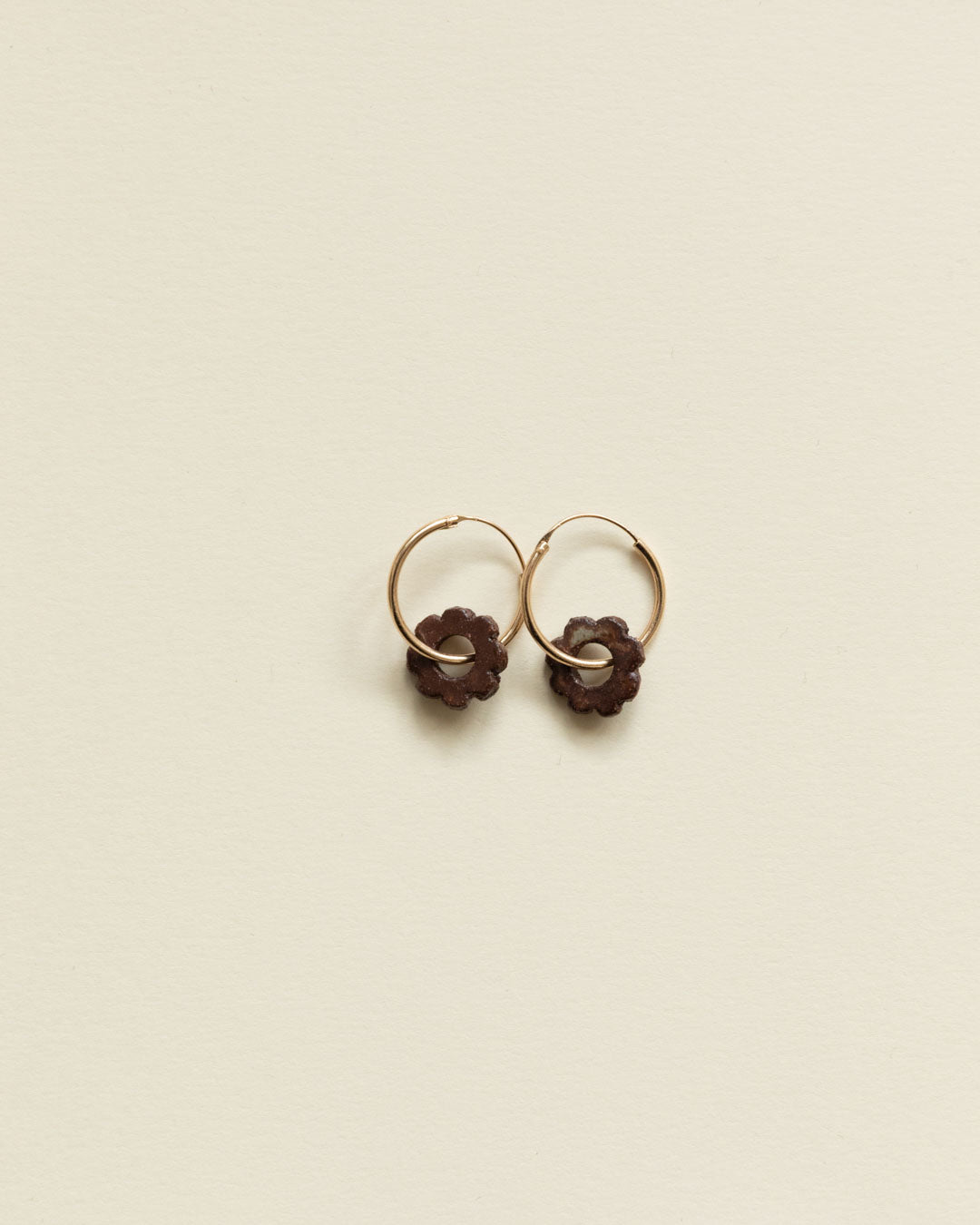Aros Margarida · Marrón Oscuro